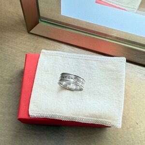 James Avery Silver Band Ring